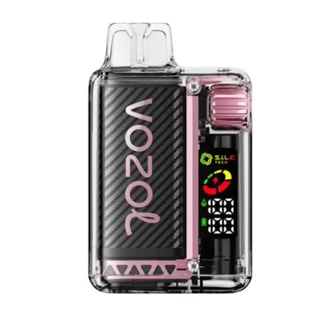 VOZOL VISTA 20000 Disposable Vape – Peach Ice flavor, 20K Puffs, 24ml E-Liquid, USB-C Rechargeable.