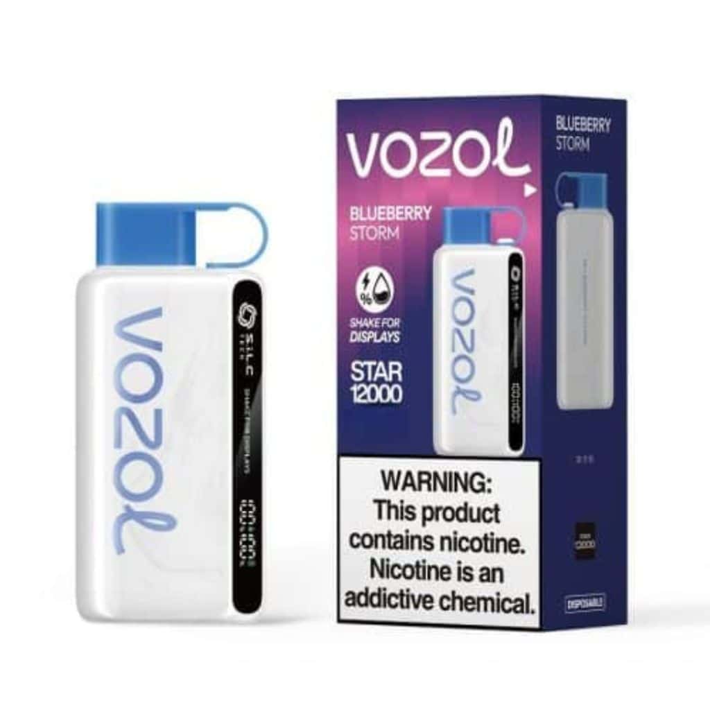 Vozol star 12000 puff blueberry storm