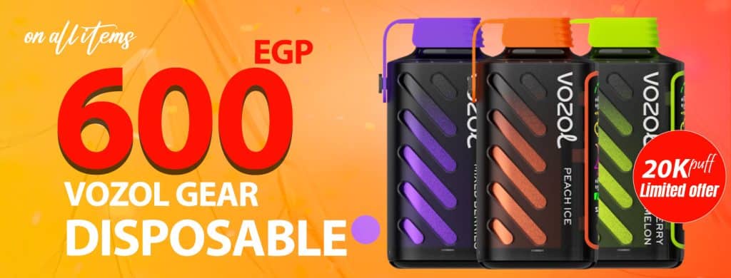 Special Offer on Disposable Vapes - Get VOZOL Gear at 600 EGP - Vape Store Egypt